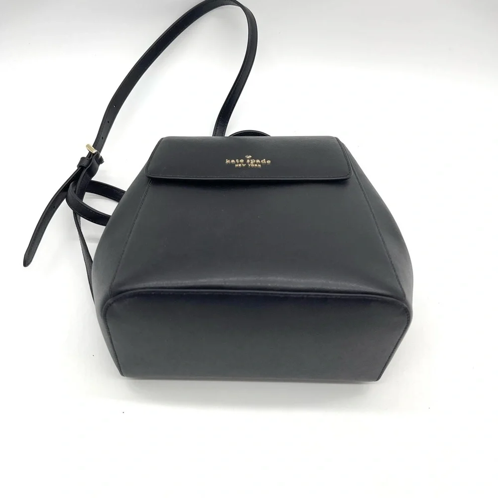 Kate Spade Madison Flap Backpack Black